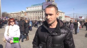 Донецк спустя неделю после референдума в Крыму