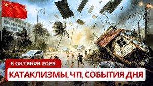 Новости Сегодня 06.10.2025 - ЧП, Катаклизмы, События Дня Москва, Китай Индия США Европа