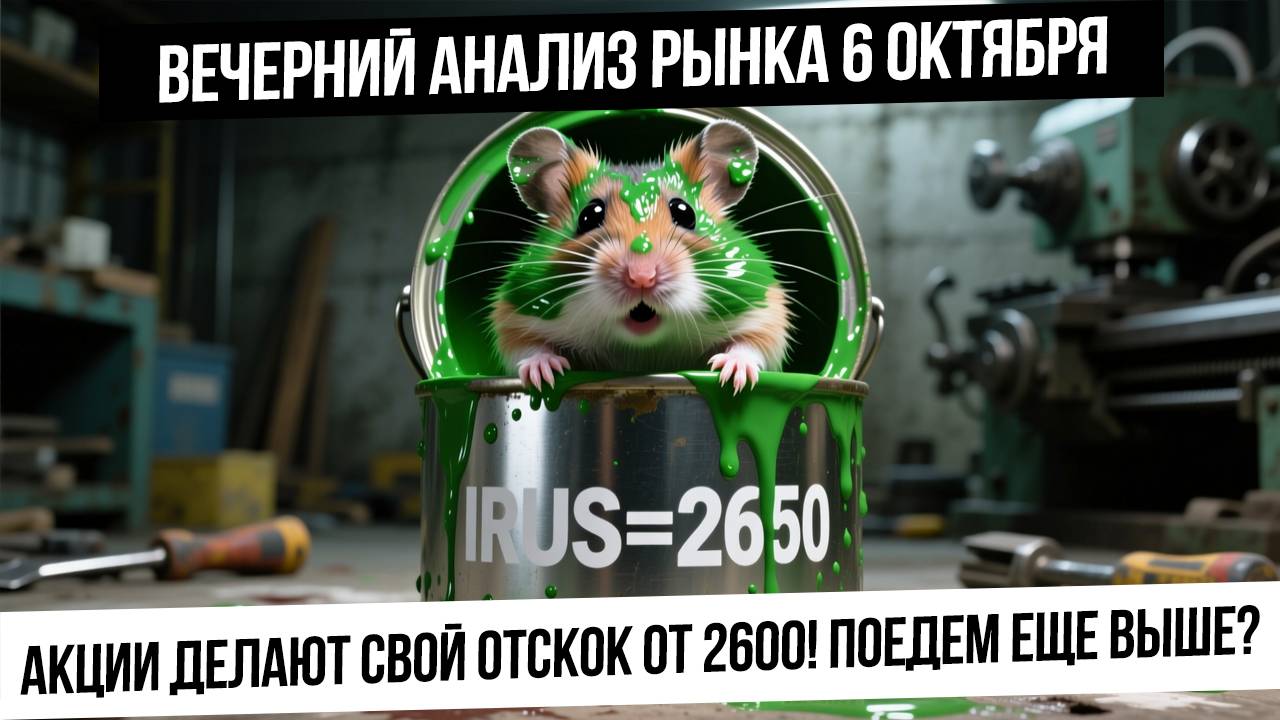 Вечерний анализ рынка 6 октября. Рыночный отскок! Нефть и наш рынок! Рубль! Газ! Что будет дальше? смотреть онлайн