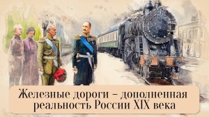 Железные дороги – дополненная реальность XIX века. Технический прогресс и сшивание России