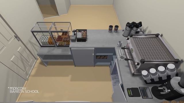 Кейс: планировка бара RedBeans — эргономика кофейни, Москва