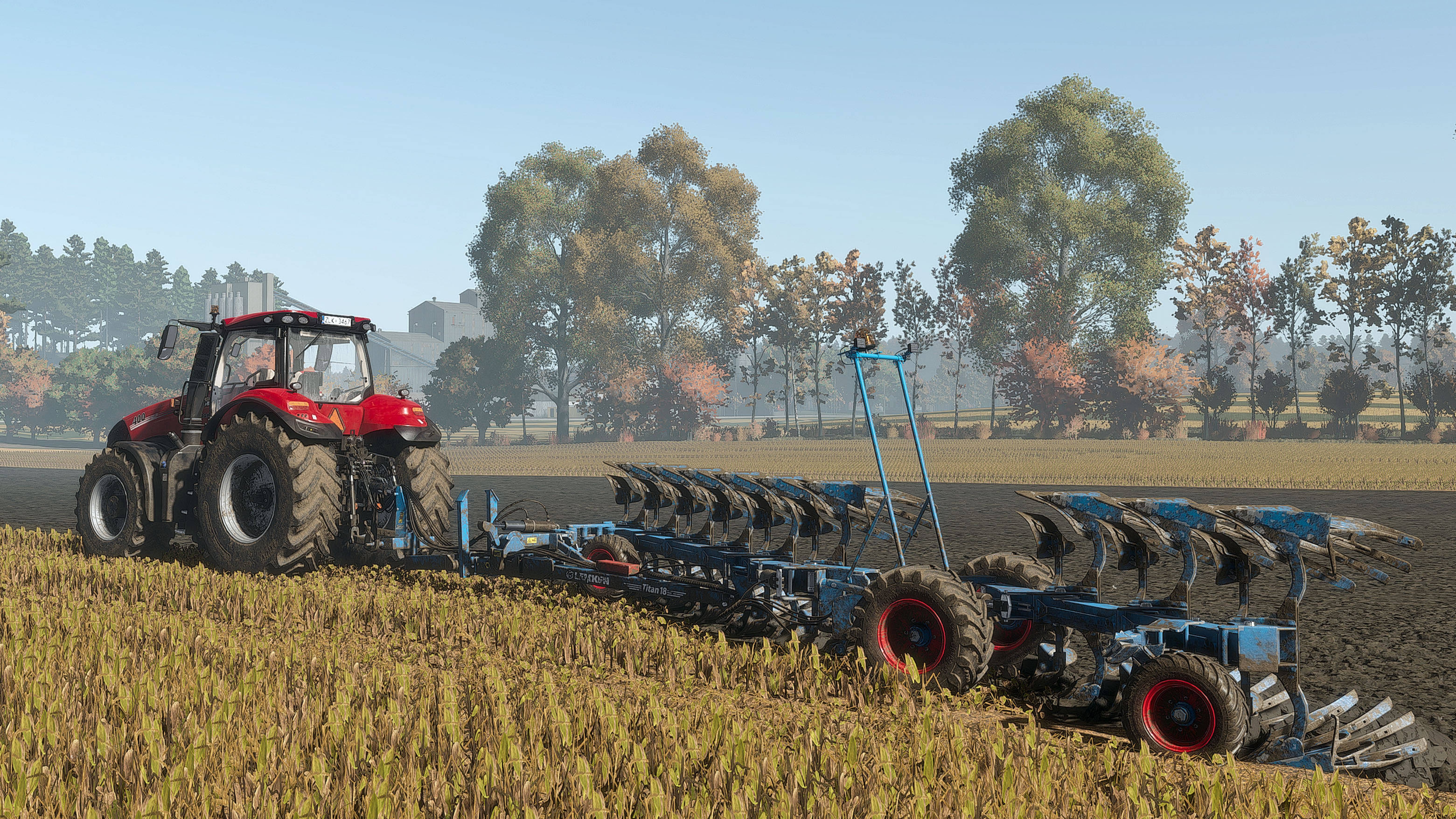 Farming Simulator 25 Пахота Case Magnum 400 + плуг Lemken 9 корпусов смотреть онлайн