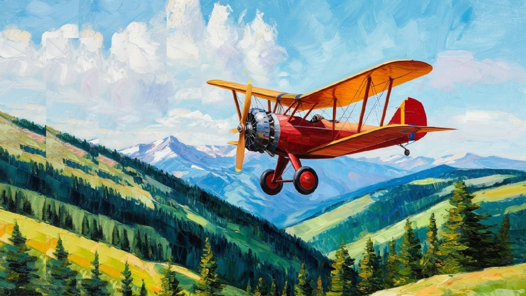 Flüge am grauen Himmel.  Полеты в сером небе.