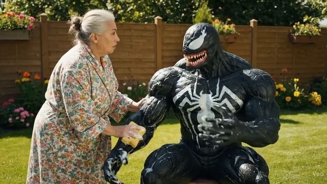 Веном у бабки 😱