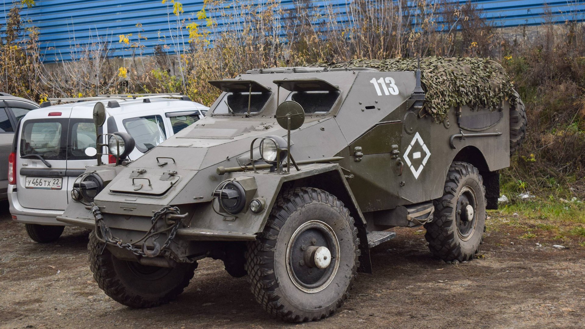 Броневик ГАЗ-40 (БТР-40Б). / Soviet armored car GAZ-40 (BTR-40B). смотреть онлайн