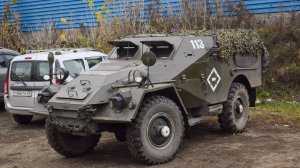 Броневик ГАЗ-40 (БТР-40Б). / Soviet armored car GAZ-40 (BTR-40B).