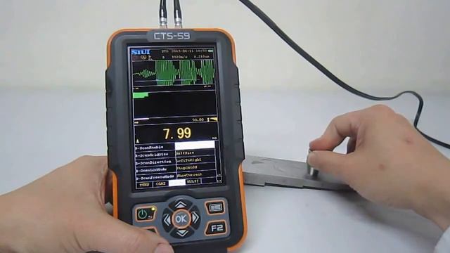 SIUI ultrasonic thickness gauge CTS-59 B-scan function смотреть онлайн