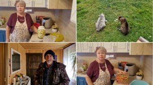 ДЕЛАЮ ЯБЛОЧНЫЙ УКСУС, ПОРЕЗАЛА ПЕРЦЫ В ЗАМОРОЗКУ, А ЛЁШИК ПРИВЕЗ РЫБУ КОТЕЙКАМ.