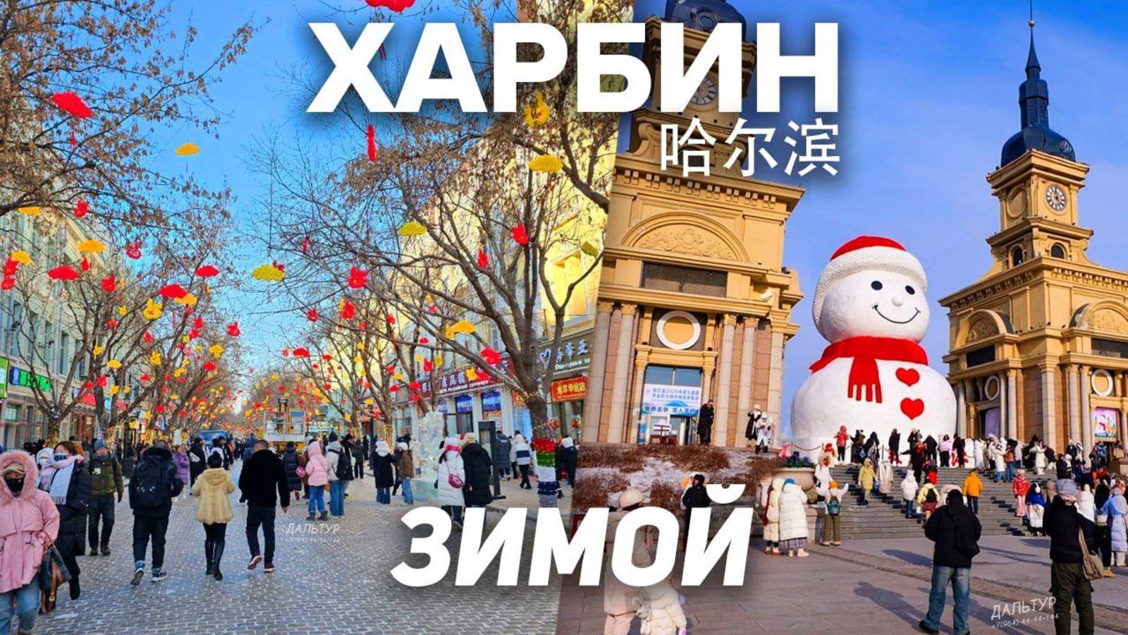 Туры в Харбин! ХАРБИН Гуляем Зимой! Туры в Харбин из Владивостока +7(964)44-44-144 смотреть онлайн