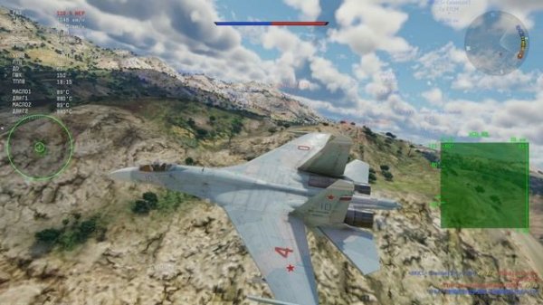 В роли мишени на СУ 27 СМ под Panic Switch