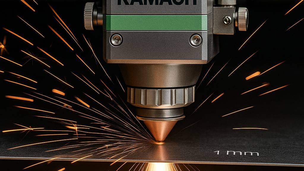 Лазерная резка нержавейки 1 мм на лазерном станке мощностью 1000 вт Raycus c головкой Raytools 240 смотреть онлайн