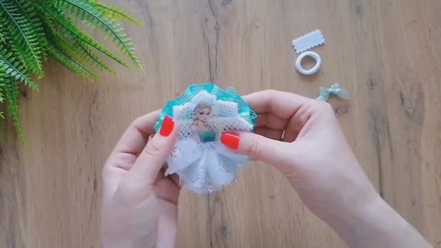 Как сделать бантик/Бантики с Эльзой