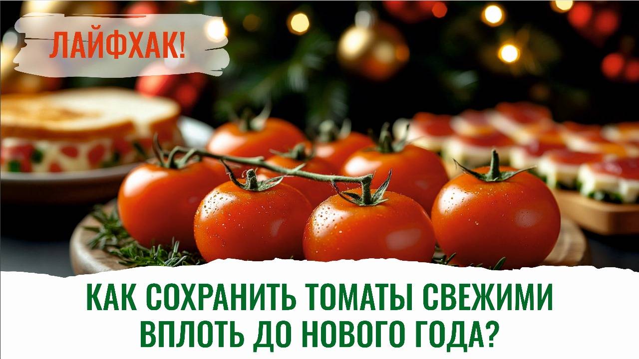 Новый год, ёлка и томаты! Эксперт Елена Храмушина делится секретами смотреть онлайн