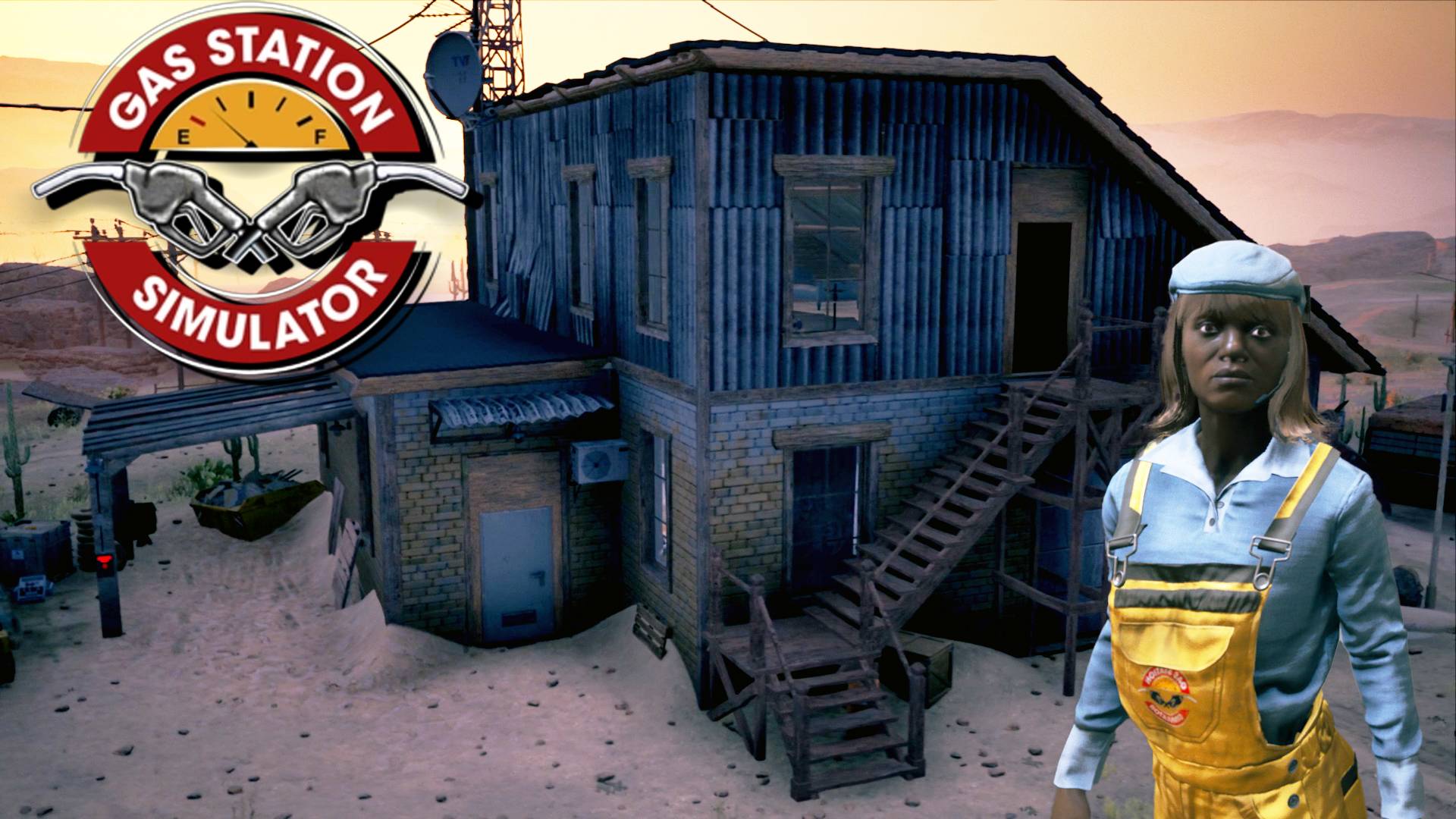 Работник и Ремонт - Прохождение #4 Gas Station Simulator смотреть онлайн