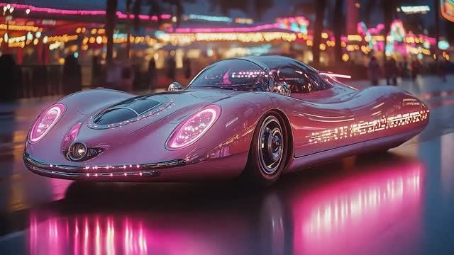 Futures Of The Past - Monaco Royale - 1960s - Sci-Fi - AI Microfilm