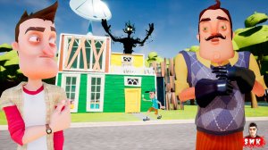 ШОУ ПРИВЕТ СОСЕД!ВАСИЛИЧ ВРОС В СТЕНУ,Я ЕСТЬ ДОМ!ИГРА HELLO NEIGHBOR  ПРОХОЖДЕНИЕ HELLO GALINICH!