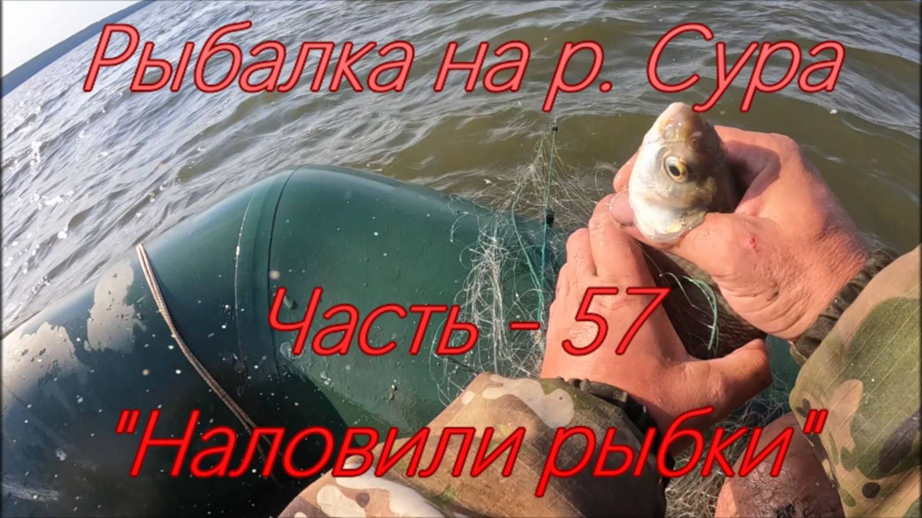 Рыбалка на р. Сура. Часть - 57. "Наловили рыбки". смотреть онлайн