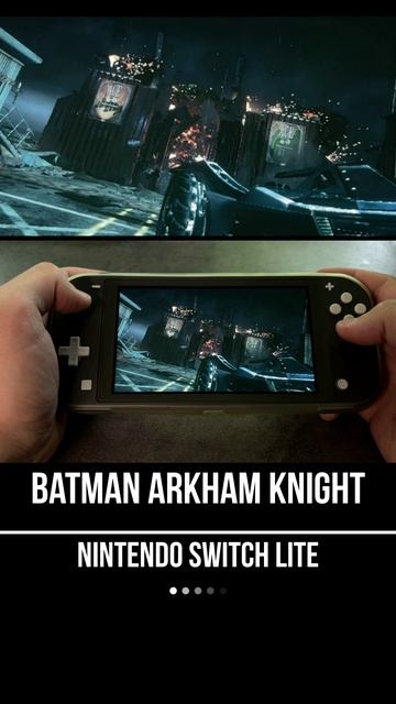 Batman Arkham Knight Nintendo Switch Lite Gameplay смотреть онлайн