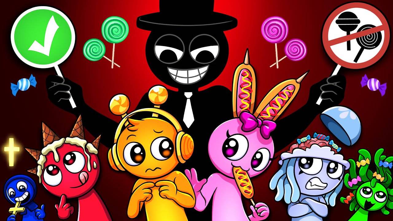 Блэк не разрешает Спрунки приносить в школу закуски! 😤🍫🚫 / Анимация Спрунки и Брейнрота