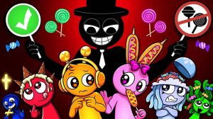 Блэк не разрешает Спрунки приносить в школу закуски! 😤🍫🚫 / Анимация Спрунки и Брейнрота