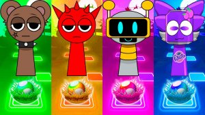 Coffin Dance Спрунки 99 уровень - Мультики про Спрунке | МУЛЬТФИЛЬМЫ SPRUNKI в Tiles Hop