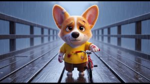 Мультики для детей. Собачка спасает своего лучшего друга котенка, мультфильм детский