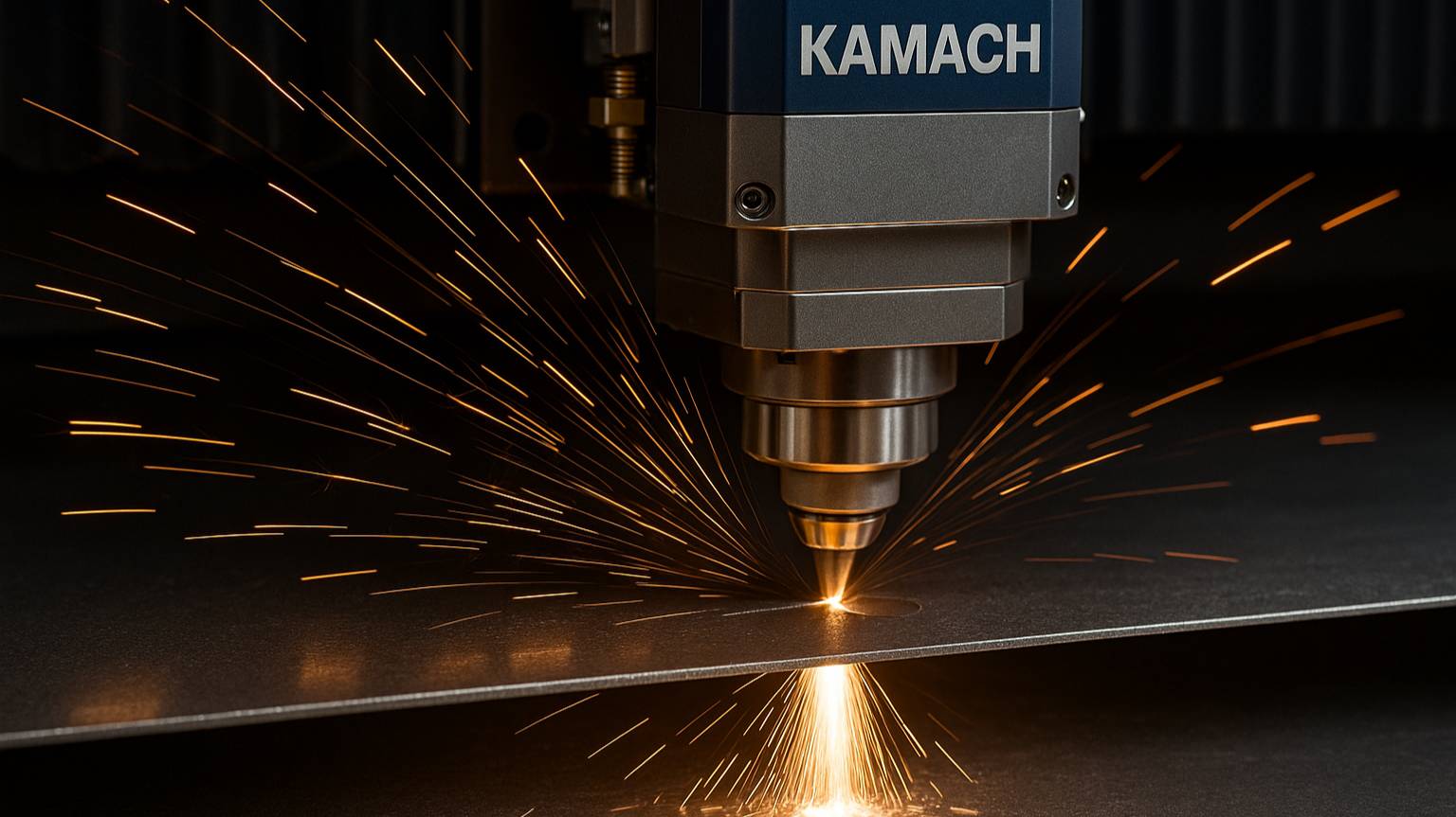 Работа лазерного станка по резке стали 2 мм с источником Raycus 1000 вт и головкой Raytools Кислород смотреть онлайн