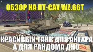 Обзор на Wz.66T - Красивая ПТ-САУ, но эффективна только для ангара #tanksblitz