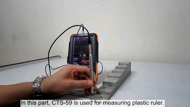 Ultrasonic Thickness Gauge CTS-49⧸59 Application Video смотреть онлайн