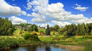 Летние пейзажи художника Валерия Ниминущего