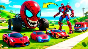 СОБРАЛ КОЛЛЕКЦИЮ МАШИН ЧЕЛОВЕКА ПАУКА В ГТА 5! РЕАЛЬНАЯ ЖИЗНЬ ВОРОВ  в GTA 5 ОНЛАЙН