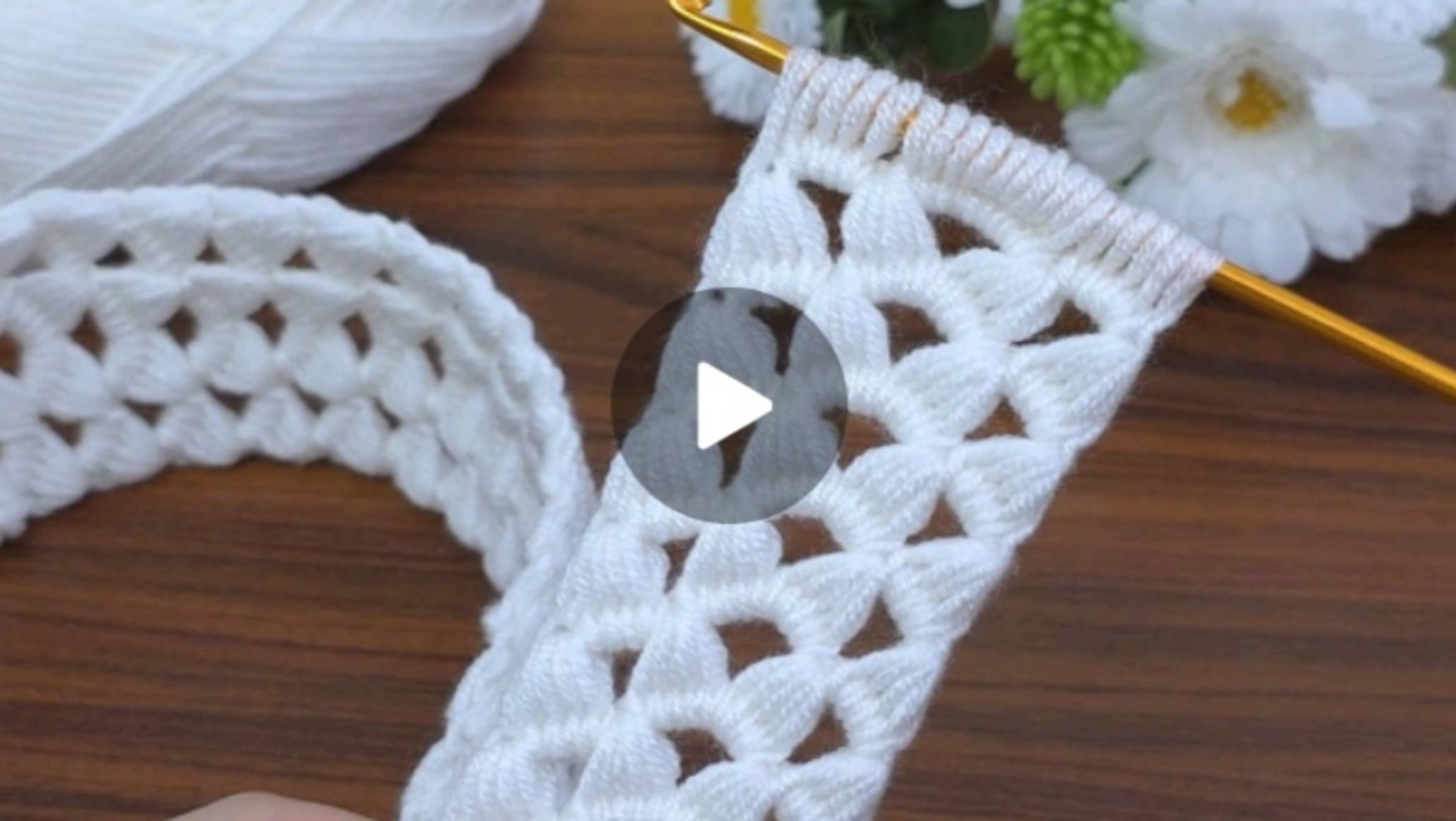 Повязка на голову в тунисской технике вязания крючком #вязаниекрючком #всевжизнисвязано смотреть онлайн