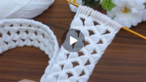 Повязка на голову в тунисской технике вязания крючком #вязаниекрючком #всевжизнисвязано