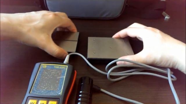 Видео ТКМ 459С твердомер металлов ультразвуковой UCI метод смотреть онлайн