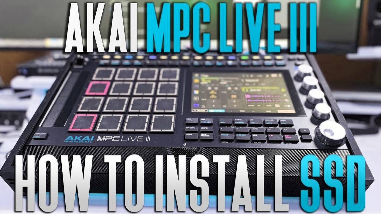 AKAI MPC Live III: How to Install and Setup SSD | Full Step-by-Step Tutorial смотреть онлайн