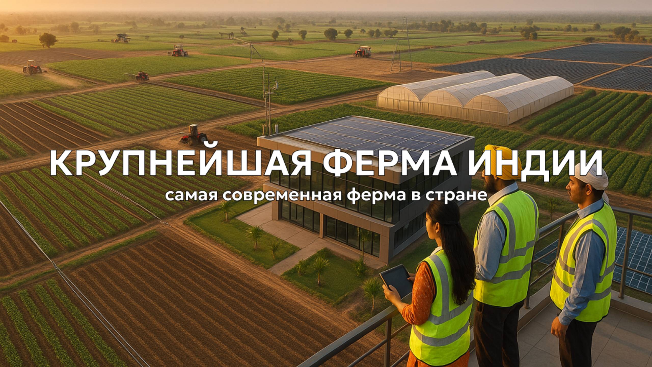 Крупнейшая в Индии точная ферма: самая современная сельскохозяйственная ферма площадью 140 акров смотреть онлайн