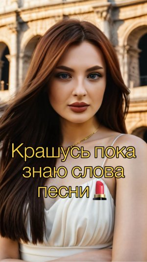 Крашусь до тех пор, пока знаю слова песни🎵