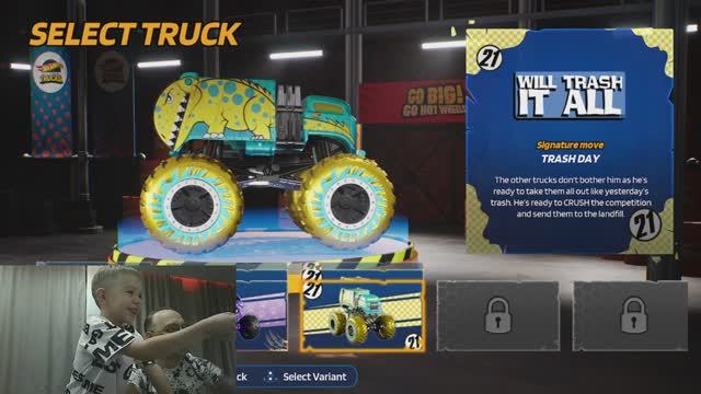 монстер траки хотвилсы Hot Wheels Monster Trucks Stunt Mayhem трюки смотреть онлайн