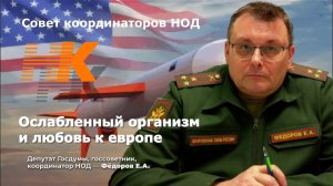 Совет Координаторов НОД/Ответы Евгения Федорова 04.10.25