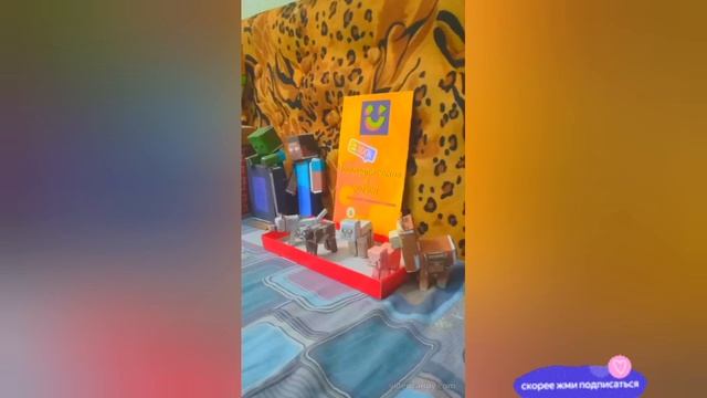 бумажный Майнкрафт 1000 подписчиков в NUTSon смотреть онлайн