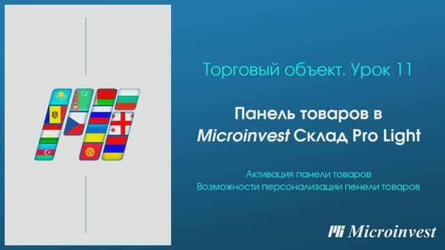 Панель товаров в программе для автоматизации рабочего места кассира Microinvest Склад Pro Light