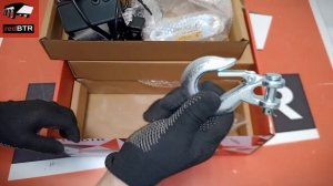 Лебедка для квадроцикла 12В 3000 lbs (1360 кг) (синтетический трос)