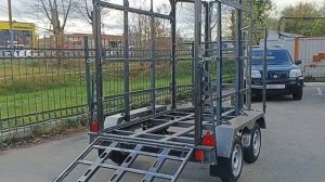 Прицеп ОСА 3028N6 - 2,56х1.31м. "Оптима" для перевозки животных (коневоз)