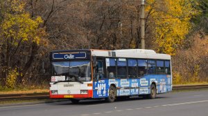 Автобус Mercedes-Benz O405N2 (АН 572 22) Покатушки по Барнаулу/Ride on the Mercedes-Benz O405N2 bus