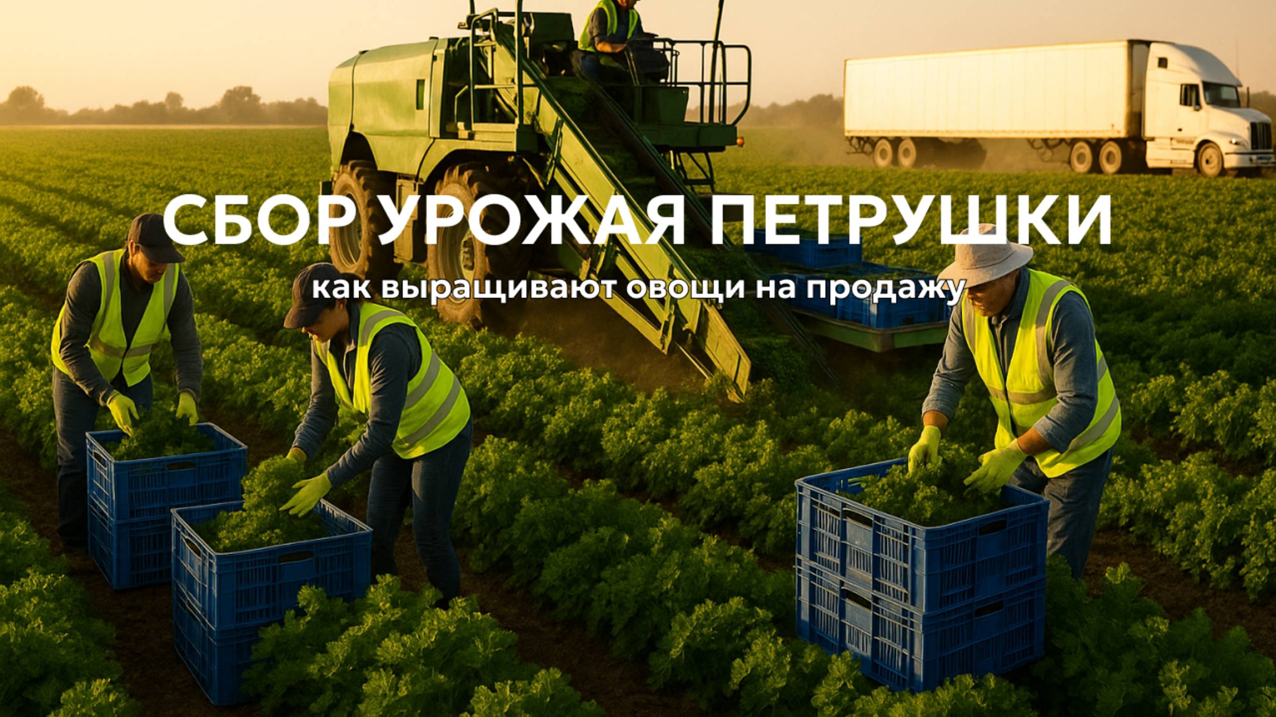 Как фермеры собирают 121 миллион фунтов петрушки с помощью машин 🌱 смотреть онлайн