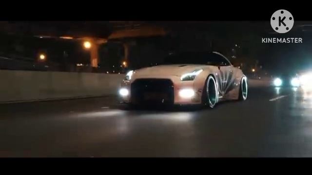 басс музык мой район - bass music car drive NISSAN GT-R смотреть онлайн