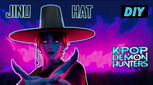 Как сделать шляпу Jinu от Kpop Demon Hunters (бумага + картон)