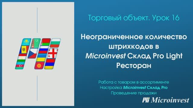 Неограниченное количество штрихкодов в программе Microinvest Склад Pro Light - Торговый объект