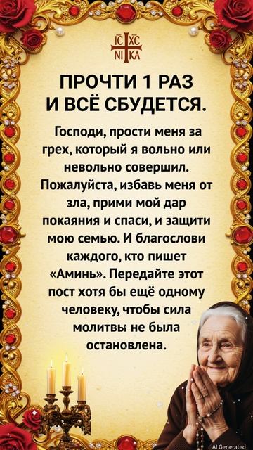 Прочитайте её один раз, и всё сбудется. смотреть онлайн