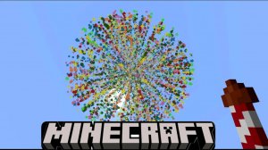 Как создать радужный фейерверк Minecraft (майнкрафт)